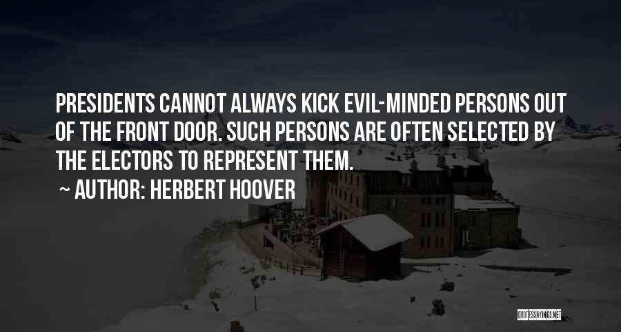 Front Doors Quotes By Herbert Hoover