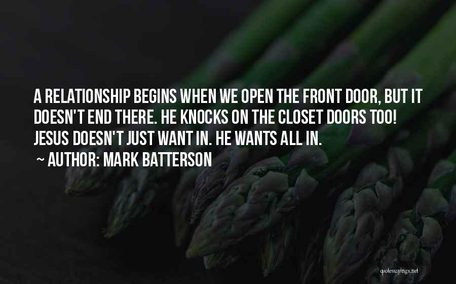 Front Doors Quotes By Mark Batterson