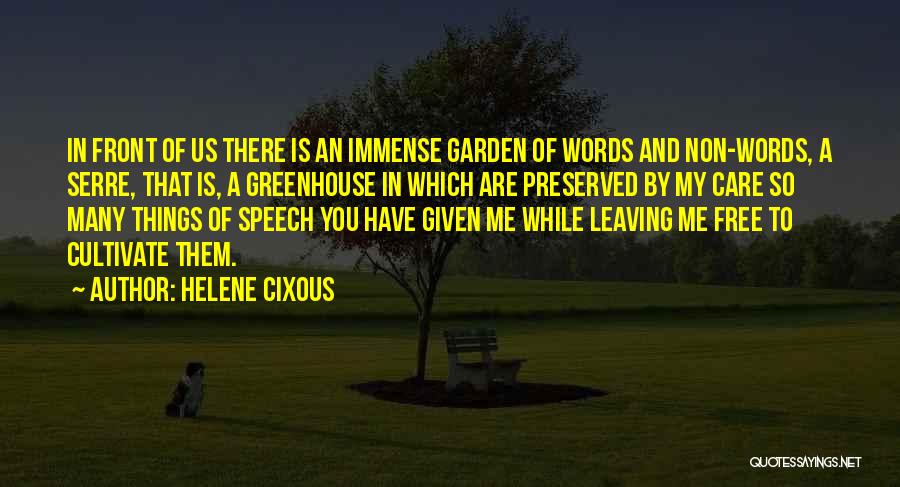 Front Quotes By Helene Cixous