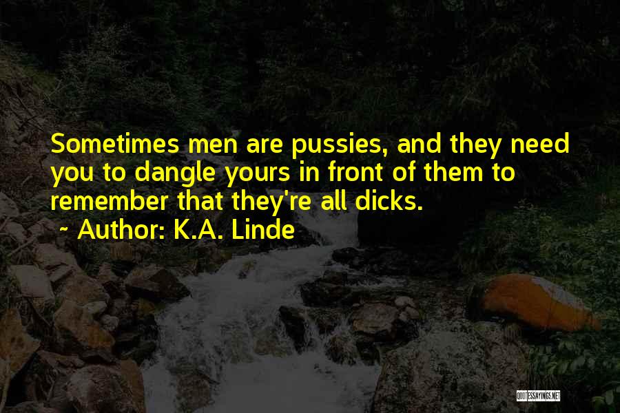 Front Quotes By K.A. Linde