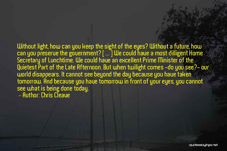 Front Sight Quotes By Chris Cleave