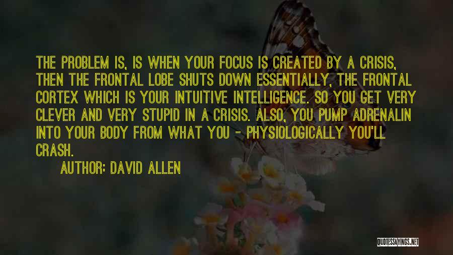 Frontal Lobe Quotes By David Allen