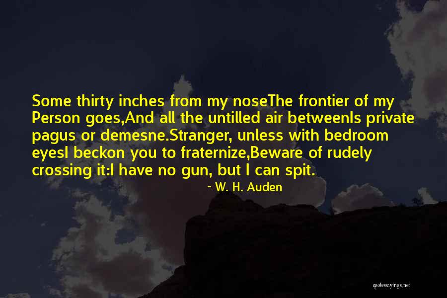 Frontier Air Quotes By W. H. Auden Frontier Air Quotes By W. H. Auden