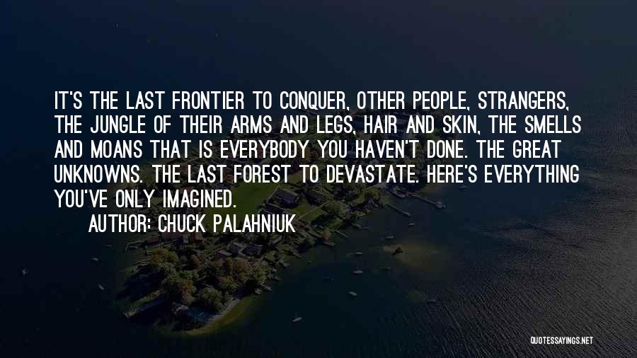 Frontier Quotes By Chuck Palahniuk