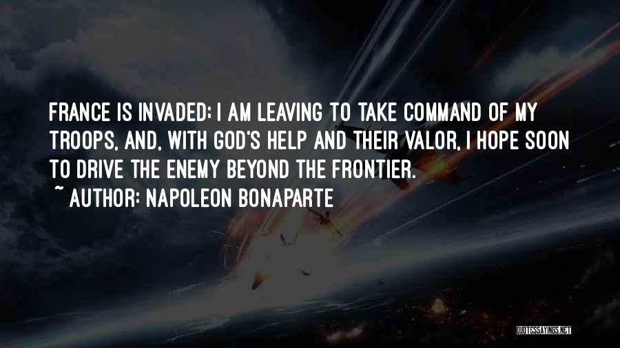 Frontier Quotes By Napoleon Bonaparte