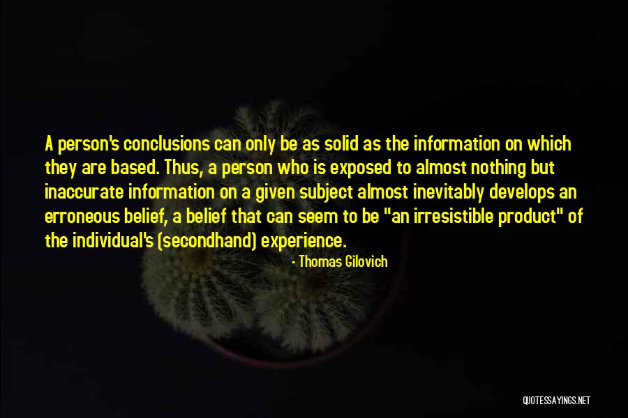 Frontiersman Newspaper Quotes By Thomas Gilovich Frontiersman Newspaper Quotes By Thomas Gilovich