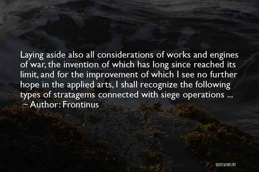 Frontinus Quotes 183005