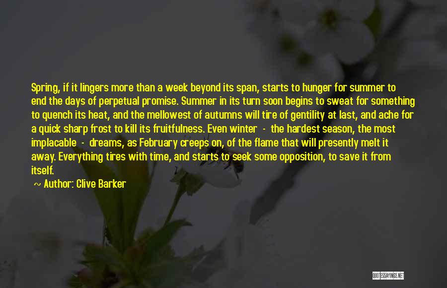 Frost In Winter Quotes By Clive Barker