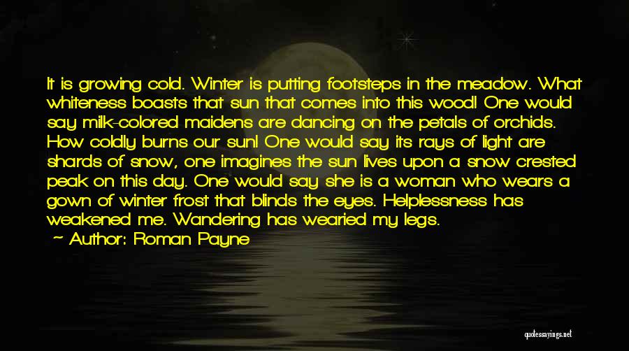 Frost In Winter Quotes By Roman Payne