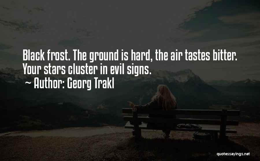 Frost On The Ground Quotes By Georg Trakl
