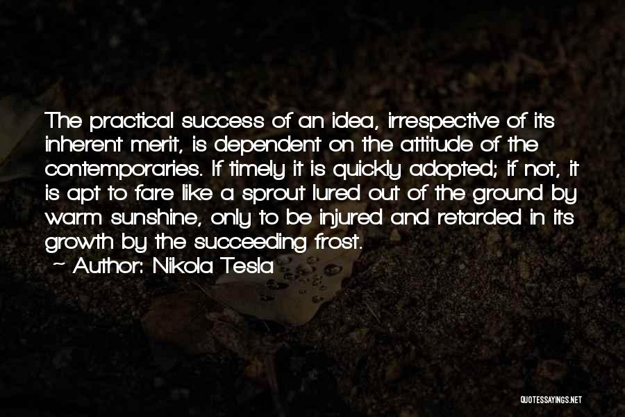 Frost On The Ground Quotes By Nikola Tesla