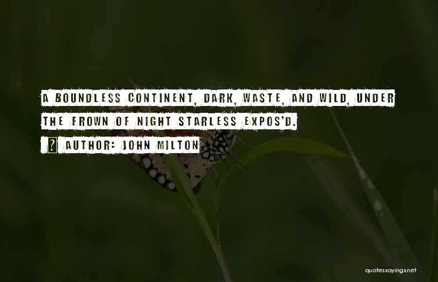 Frown Quotes By John Milton