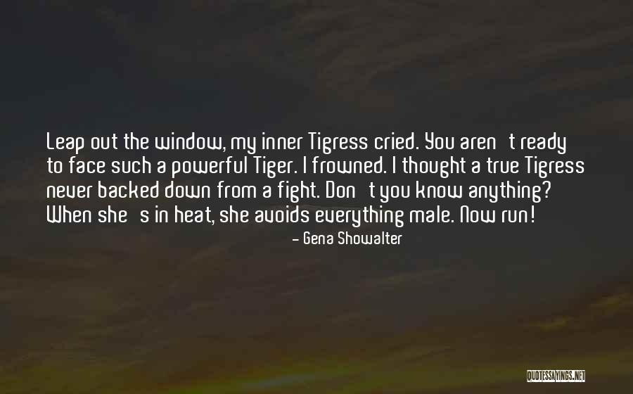 Frowned Face Quotes By Gena Showalter