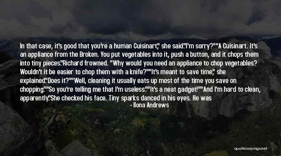 Frowned Face Quotes By Ilona Andrews
