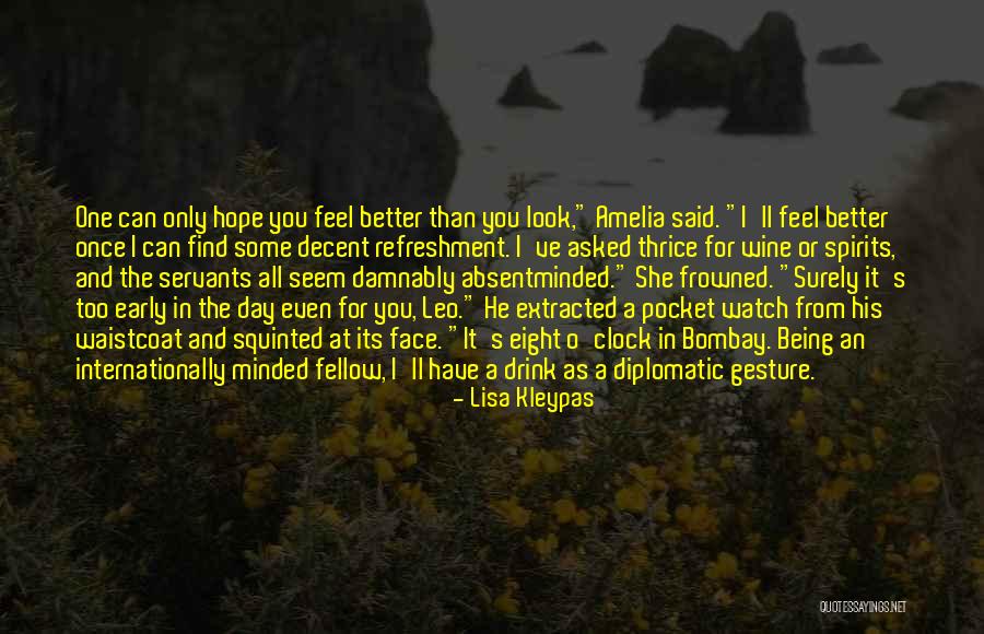 Frowned Face Quotes By Lisa Kleypas