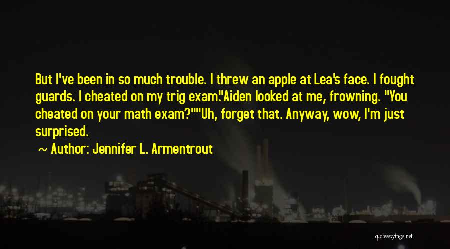 Frowning Face Quotes By Jennifer L. Armentrout
