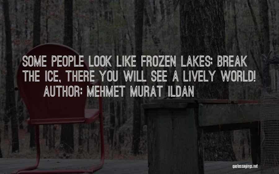 Frozen Lake Quotes By Mehmet Murat Ildan