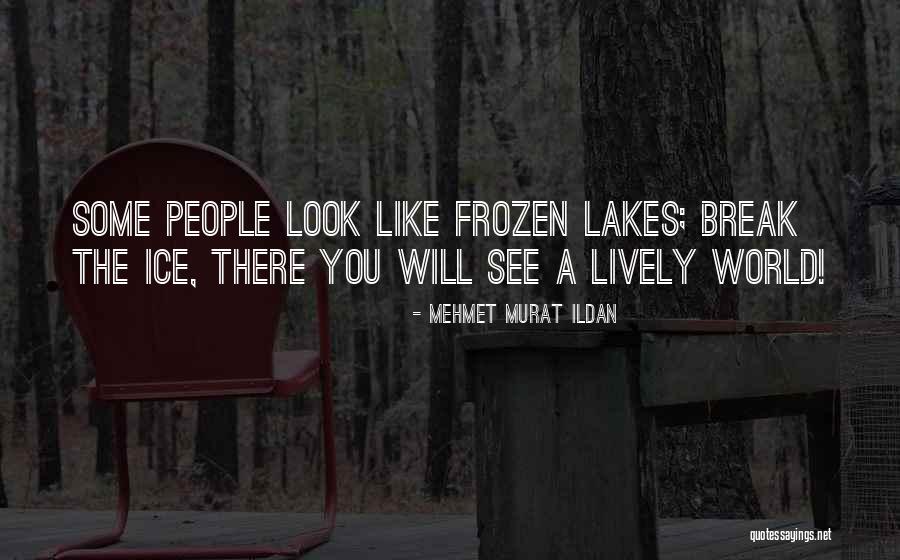 Frozen Lake Quotes By Mehmet Murat Ildan