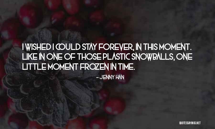Frozen Time Quotes By Jenny Han Frozen Time Quotes By Jenny Han
