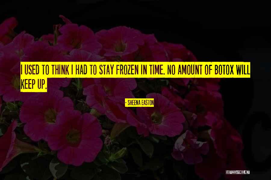 Frozen Time Quotes By Sheena Easton Frozen Time Quotes By Sheena Easton
