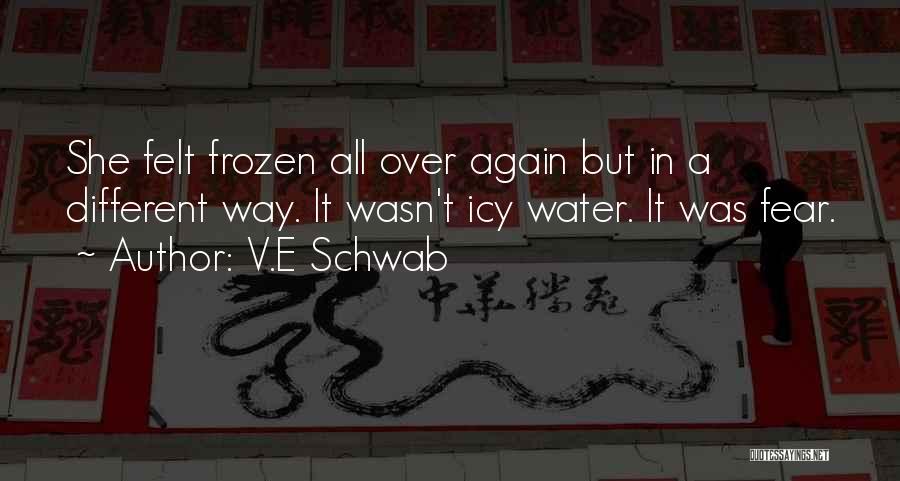 Frozen Water Quotes By V.E Schwab