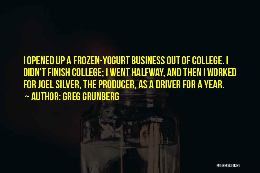 Frozen Yogurt Quotes By Greg Grunberg