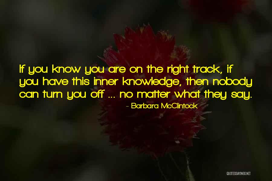 Frska Kraft Quotes By Barbara McClintock Frska Kraft Quotes By Barbara McClintock