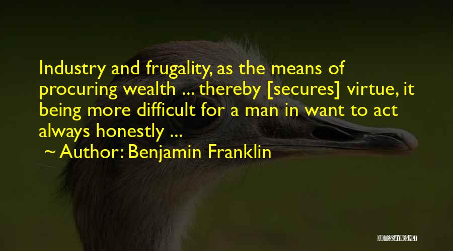 Frugality Quotes By Benjamin Franklin