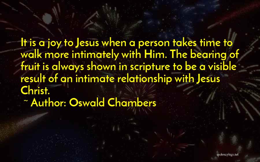 Fruit Bearing Quotes By Oswald Chambers