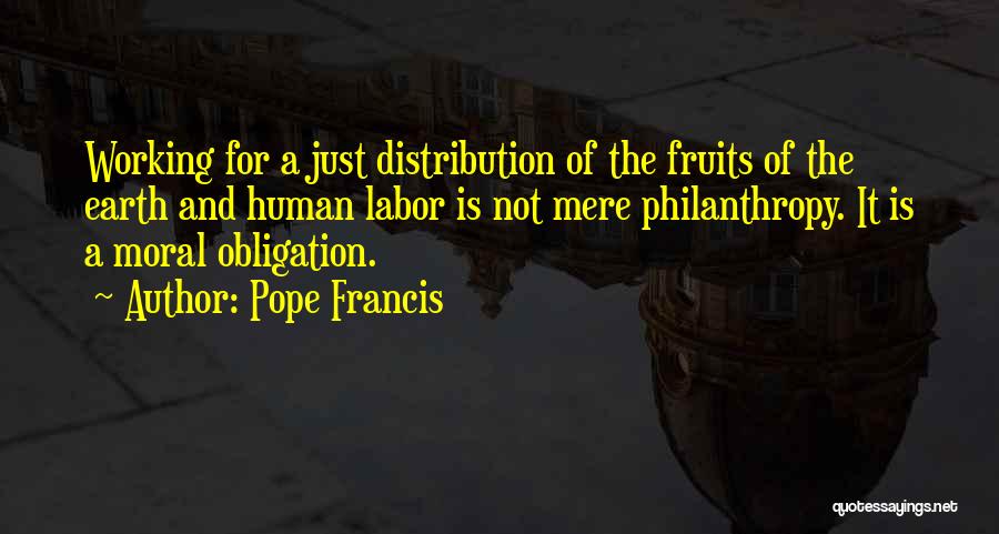 Fruit Of My Labor Quotes By Pope Francis
