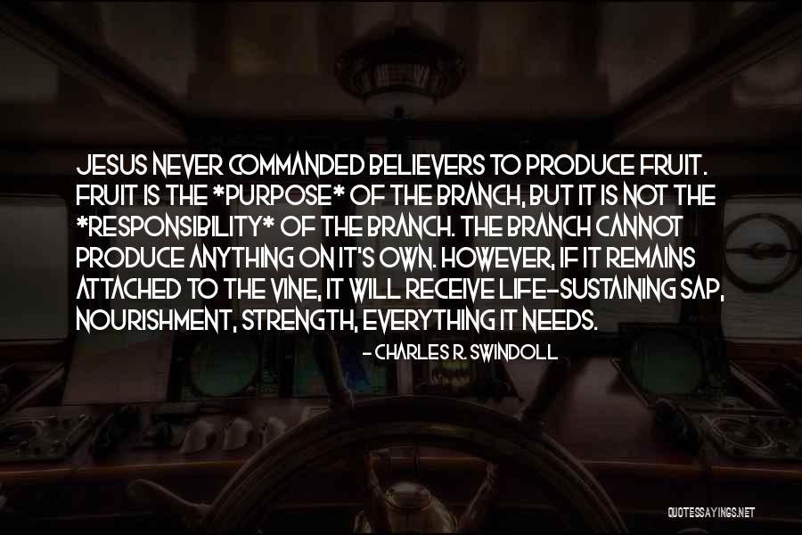 Fruit Of The Vine Quotes By Charles R. Swindoll Fruit Of The Vine Quotes By Charles R. Swindoll