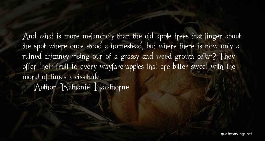 Fruit Trees Quotes By Nathaniel Hawthorne