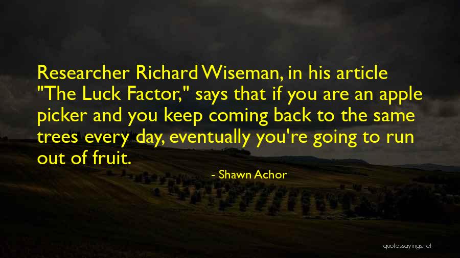 Fruit Trees Quotes By Shawn Achor