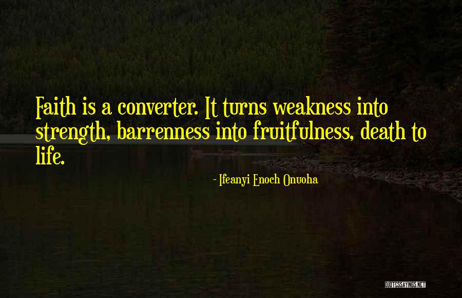 Fruitfulness Quotes By Ifeanyi Enoch Onuoha