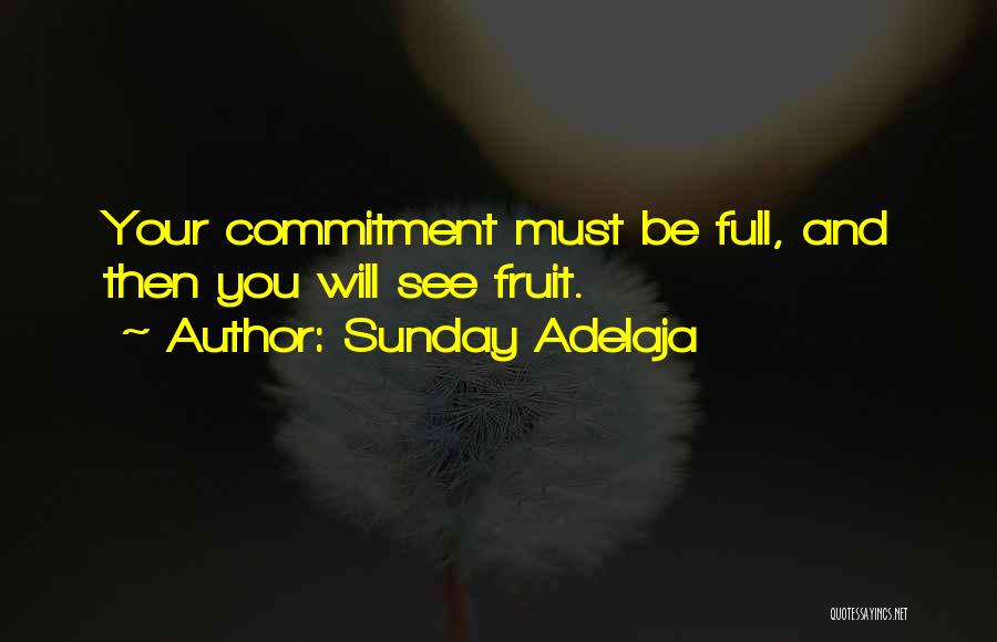 Fruitfulness Quotes By Sunday Adelaja
