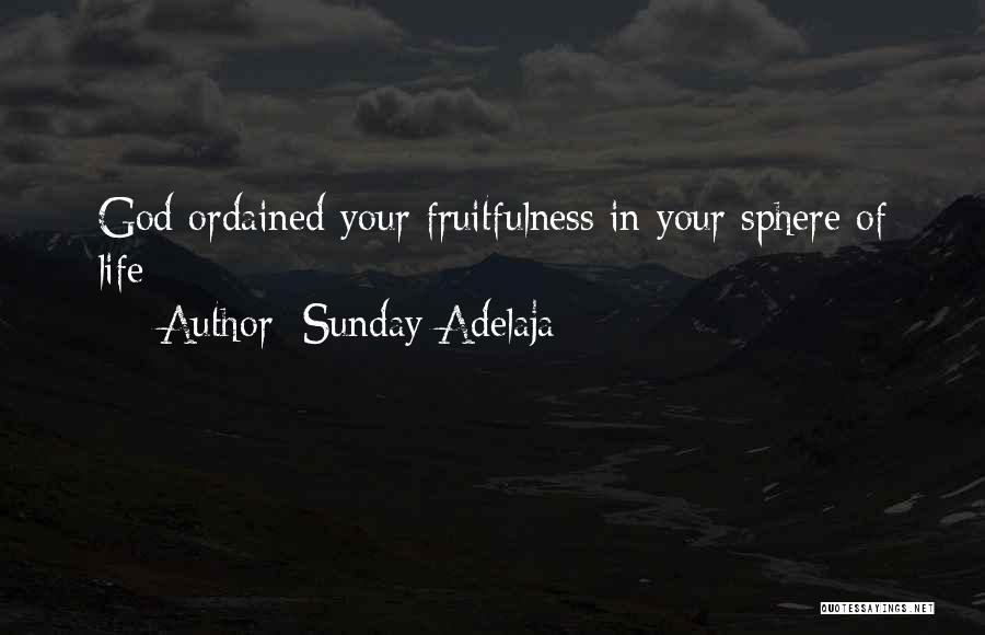 Fruitfulness Quotes By Sunday Adelaja