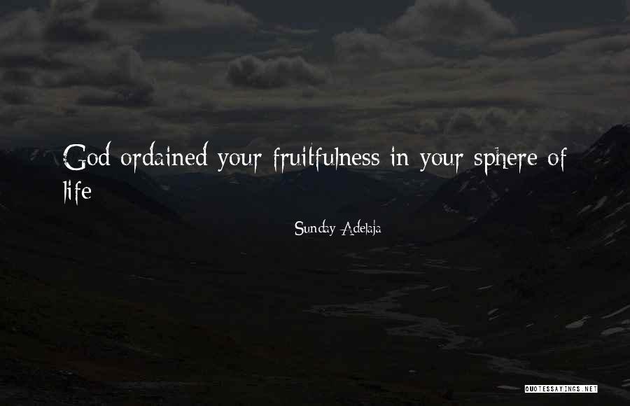 Fruitfulness Quotes By Sunday Adelaja Fruitfulness Quotes By Sunday Adelaja