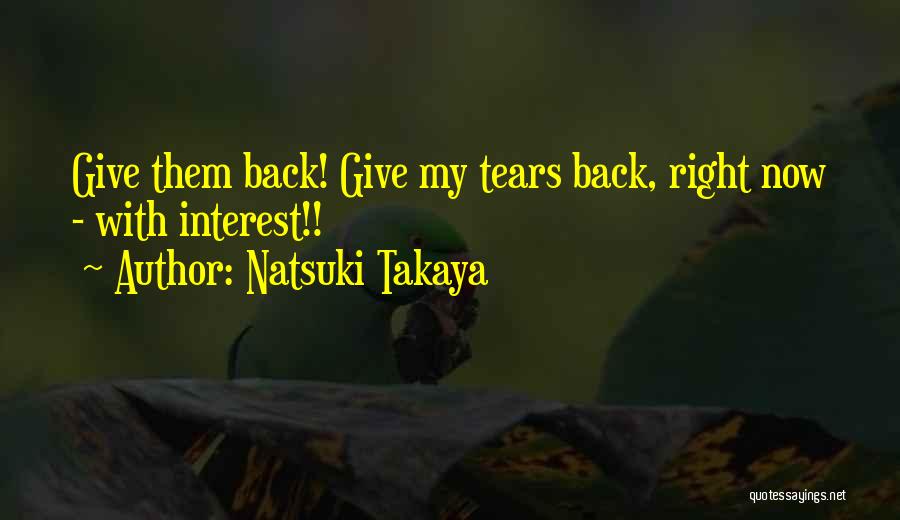 Fruits Basket Quotes By Natsuki Takaya