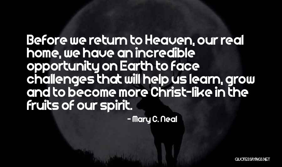 Fruits Of The Earth Quotes By Mary C. Neal Fruits Of The Earth Quotes By Mary C. Neal