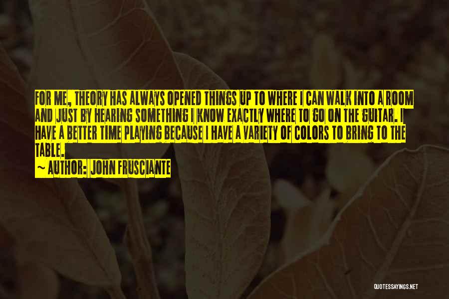 Frusciante Quotes By John Frusciante