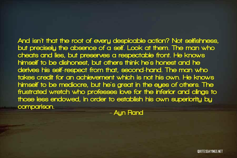 Frustrated Love Quotes By Ayn Rand