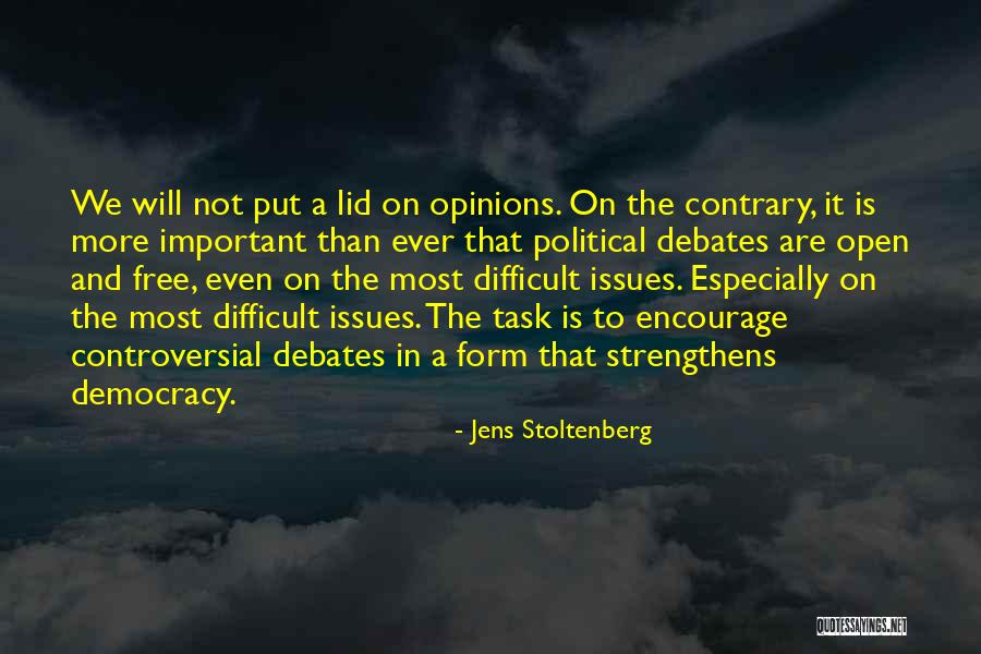 Fuchsberger Pcb Quotes By Jens Stoltenberg Fuchsberger Pcb Quotes By Jens Stoltenberg