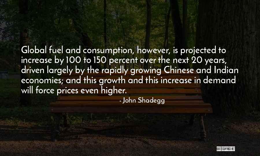 Fuel Consumption Quotes By John Shadegg