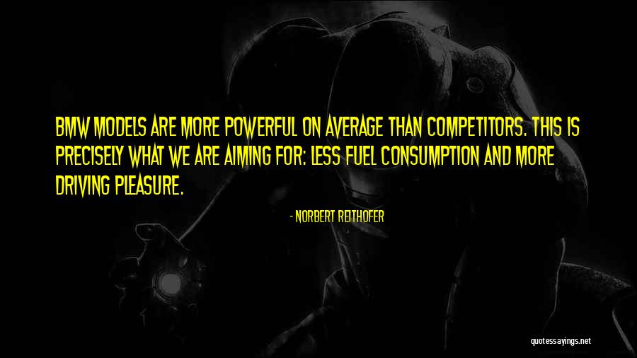 Fuel Consumption Quotes By Norbert Reithofer