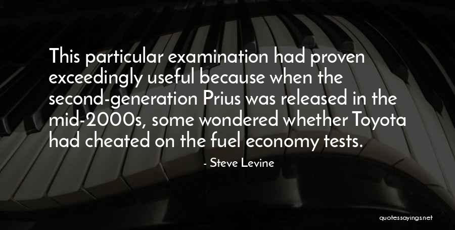 Fuel Economy Quotes By Steve Levine