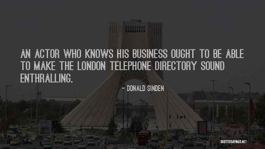 Fueros Quotes By Donald Sinden Fueros Quotes By Donald Sinden