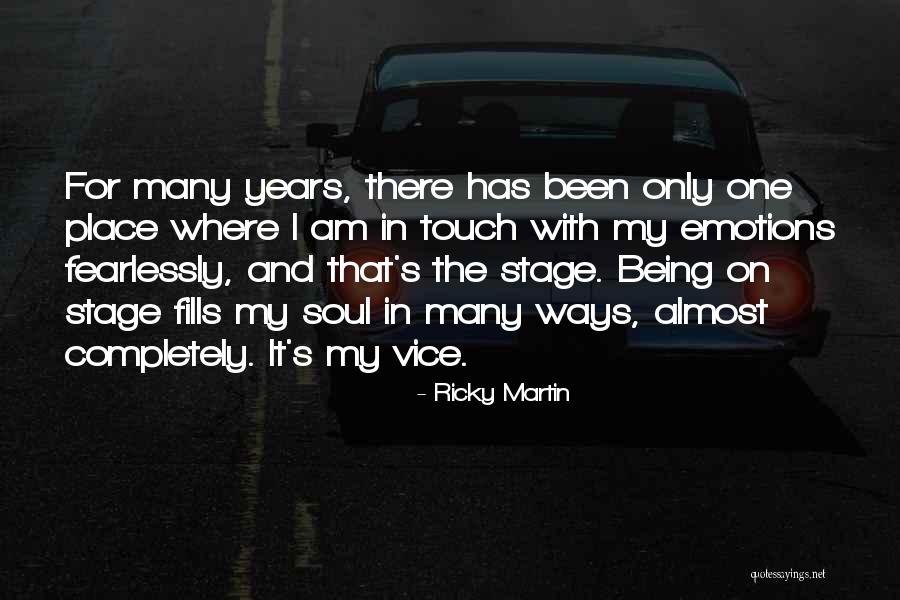 Fugle Quotes By Ricky Martin Fugle Quotes By Ricky Martin