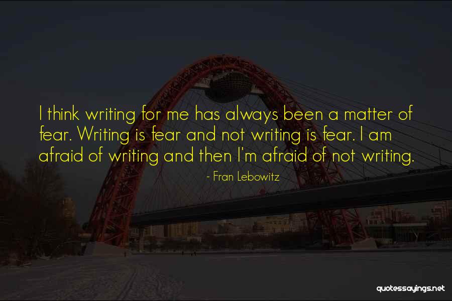 Fuites Quotes By Fran Lebowitz Fuites Quotes By Fran Lebowitz