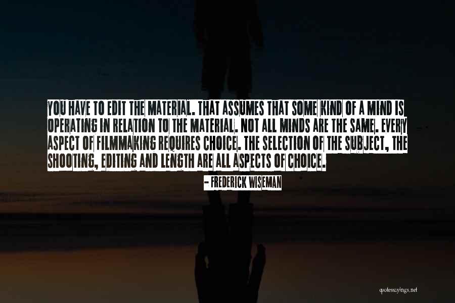 Fukar Sz Quotes By Frederick Wiseman Fukar Sz Quotes By Frederick Wiseman