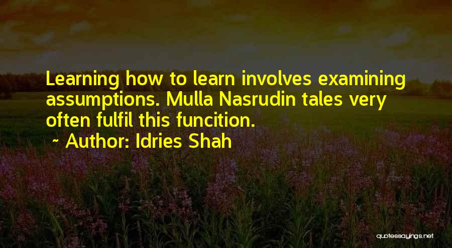 Fulfil Wish Quotes By Idries Shah